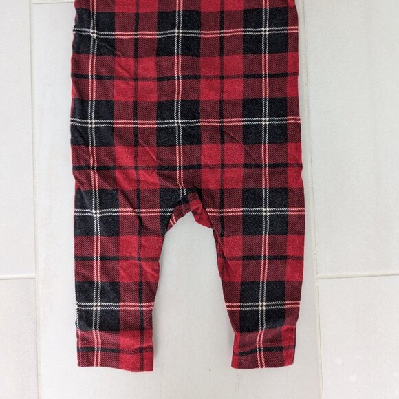 (4/$20) H&M - Christmas Pajama Jumpsuit with Collar - Picture 5 of 5